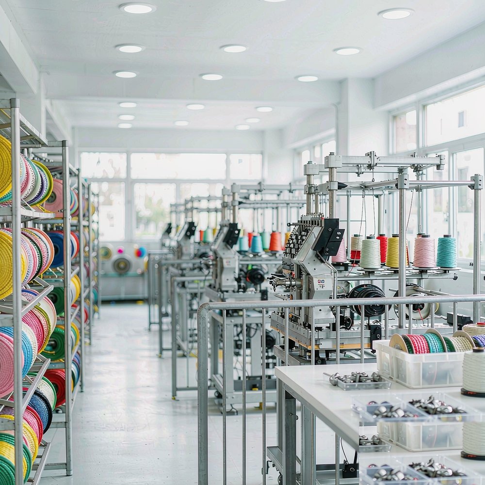 YUN lanyard manufacturing workshop